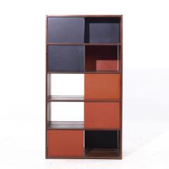 Evans Clark Evans Clark for Glenn of California Mid Century Walnut Room Divider Bookshelf - 4152323