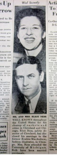 Eveline Ness Wife of Eliot Ness Mid Century Portrait of Woman With Off the Shoulder Dress - 4472265