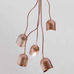 Evocative Pendant with Aluminum Shades and Powder Coated Metal - 975313
