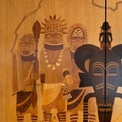 Ewald Dahlskog EWALD DAHLSKOG AFRICA MARQUETRY PANELS 1938 - 2953267