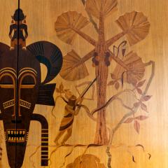 Ewald Dahlskog EWALD DAHLSKOG AFRICA MARQUETRY PANELS 1938 - 2953268