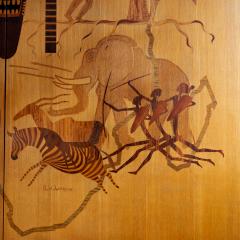 Ewald Dahlskog EWALD DAHLSKOG AFRICA MARQUETRY PANELS 1938 - 2953269