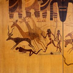 Ewald Dahlskog EWALD DAHLSKOG AFRICA MARQUETRY PANELS 1938 - 2953270