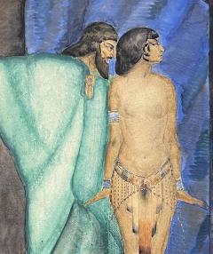 Ewald Dahlskog Herod and Salome by Ewald Dahlskog Swedish 1894 1950  - 4155633