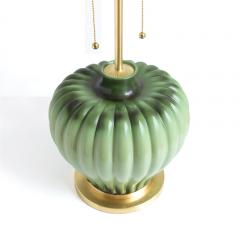 Ewald Dahlskog Scandinavian modern vase by Ewald Dahlskog newly converted to a table lamp  - 4451810