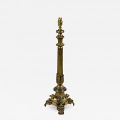 Excellent quality period gilt bronze table lamp - 1226232