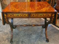 Exceptional 18C Dutch Regency Marquetry Sofa Table - 2531720