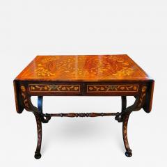 Exceptional 18C Dutch Regency Marquetry Sofa Table - 2532549