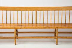 Exceptional 19th C Hand Made Quaker Meeting House Bench Cape Cod - 2471858