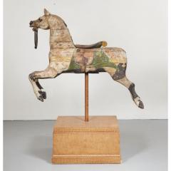 Exceptional 19th c Chahut Carousel Horse with Original Paint - 2507039