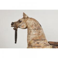 Exceptional 19th c Chahut Carousel Horse with Original Paint - 2507043