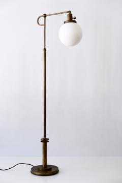 Exceptional Bauhaus Art Deco Articulated Brass Floor Lamp Germany 1920s - 1974779