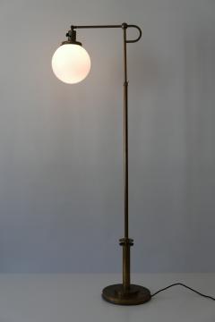 Exceptional Bauhaus Art Deco Articulated Brass Floor Lamp Germany 1920s - 1974782