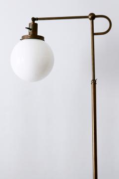 Exceptional Bauhaus Art Deco Articulated Brass Floor Lamp Germany 1920s - 1974784