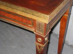 Exceptional Brass Inlaid Card or Gaming Table in the Neoclassic Manner - 573025