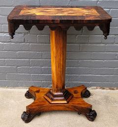 Exceptional British Colonial Specimen Wood Side Table - 2538386