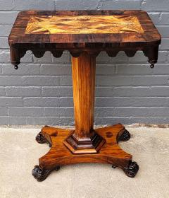 Exceptional British Colonial Specimen Wood Side Table - 2538388