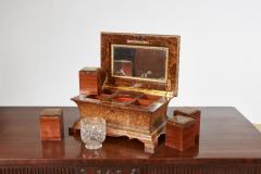 Exceptional Bronze Mounted Burl Caddy - 4206291