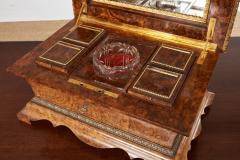 Exceptional Bronze Mounted Burl Caddy - 4206292