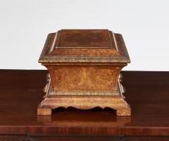 Exceptional Bronze Mounted Burl Caddy - 4206295