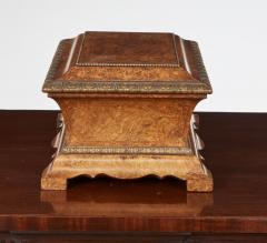 Exceptional Bronze Mounted Burl Caddy - 4206299