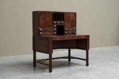 Exceptional Desk in Mahogany Walnut Ebony and Brass Early 20th Century - 4582754