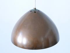 Exceptional Elegant Mid Century Modern Copper Pendant Lamp Finland 1950s - 3373272