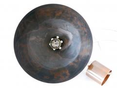 Exceptional Elegant Mid Century Modern Copper Pendant Lamp Finland 1950s - 3373277