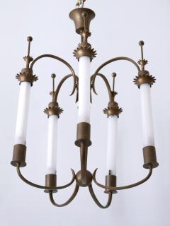 Exceptional Five Flamed Art Deco Chandelier or Ceiling Lamp Germany 1930s - 3320528