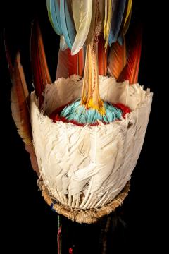 Exceptional Group of Three Amazonian Ceremonial Feather Headdresses - 4492147