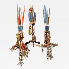 Exceptional Group of Three Amazonian Ceremonial Feather Headdresses - 4492184