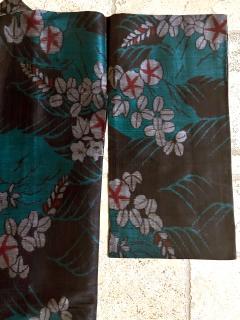 Exceptional Japanese Summer Asa Hitoe Weft Ikat Kimono Provenance - 4204090