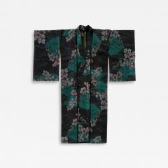 Exceptional Japanese Summer Asa Hitoe Weft Ikat Kimono Provenance - 4204246