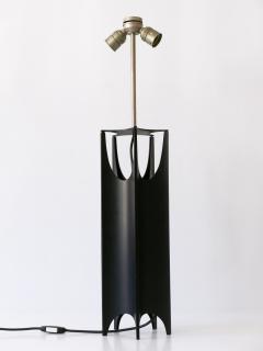 Exceptional Large Mid Century Modern Brutalist Table Lamp Italy 1960s - 2456555