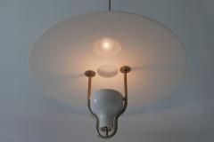 Exceptional Large Mid Century Modern Ufo Pendant Lamp Italy 1960s - 1922521