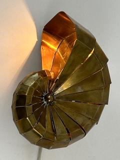 Exceptional Lovely Mid Century Modern Brass Sconce Natilius Germany 1960s - 4713815