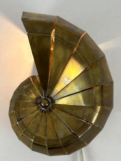 Exceptional Lovely Mid Century Modern Brass Sconce Natilius Germany 1960s - 4713817