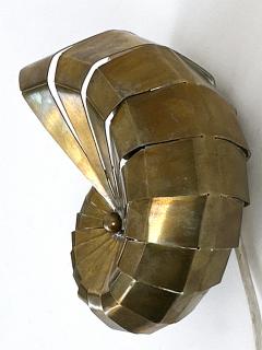 Exceptional Lovely Mid Century Modern Brass Sconce Natilius Germany 1960s - 4713820