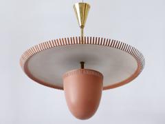 Exceptional Lovely Mid Century Modern Pendant Lamp or Chandelier Germany 1950s - 2972375