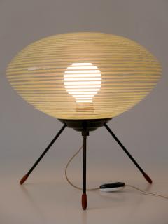 Exceptional Lovely Mid Century Modern Tripod UFO Table Lamp Germany 1950s - 3180124