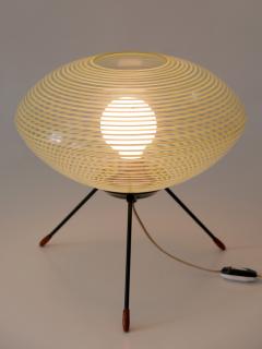 Exceptional Lovely Mid Century Modern Tripod UFO Table Lamp Germany 1950s - 3180128