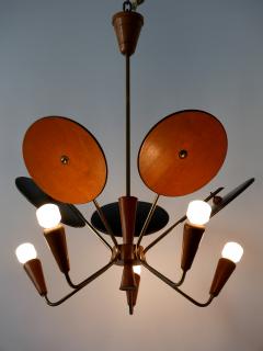 Exceptional Mid Century Modern Sputnik Pendant Lamp or Chandelier Germany 1950s - 2242254