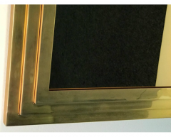 Exceptional Modern Brass Finish Mirror Triple Tiered Design - 851002