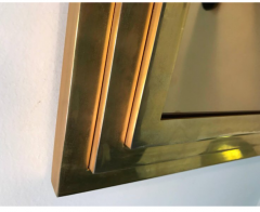 Exceptional Modern Brass Finish Mirror Triple Tiered Design - 851003