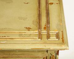 Exceptional Pair of French Provincial Green Painted and Parcel Gilt Commodes - 2142153