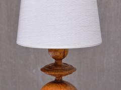 Exceptional Pair of Swedish Modern Table Lamps in Turned Masur Birch 1930s - 4154961