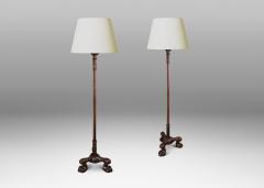 Exceptional Swedish Art Deco pair of standing lamps - 4442989