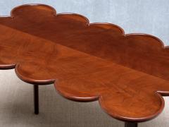Exceptional Swedish Modern Cloud Form Mahogany Coffee Side Table 1940s - 4391281