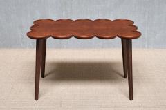 Exceptional Swedish Modern Cloud Form Mahogany Coffee Side Table 1940s - 4391284