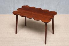Exceptional Swedish Modern Cloud Form Mahogany Coffee Side Table 1940s - 4391290